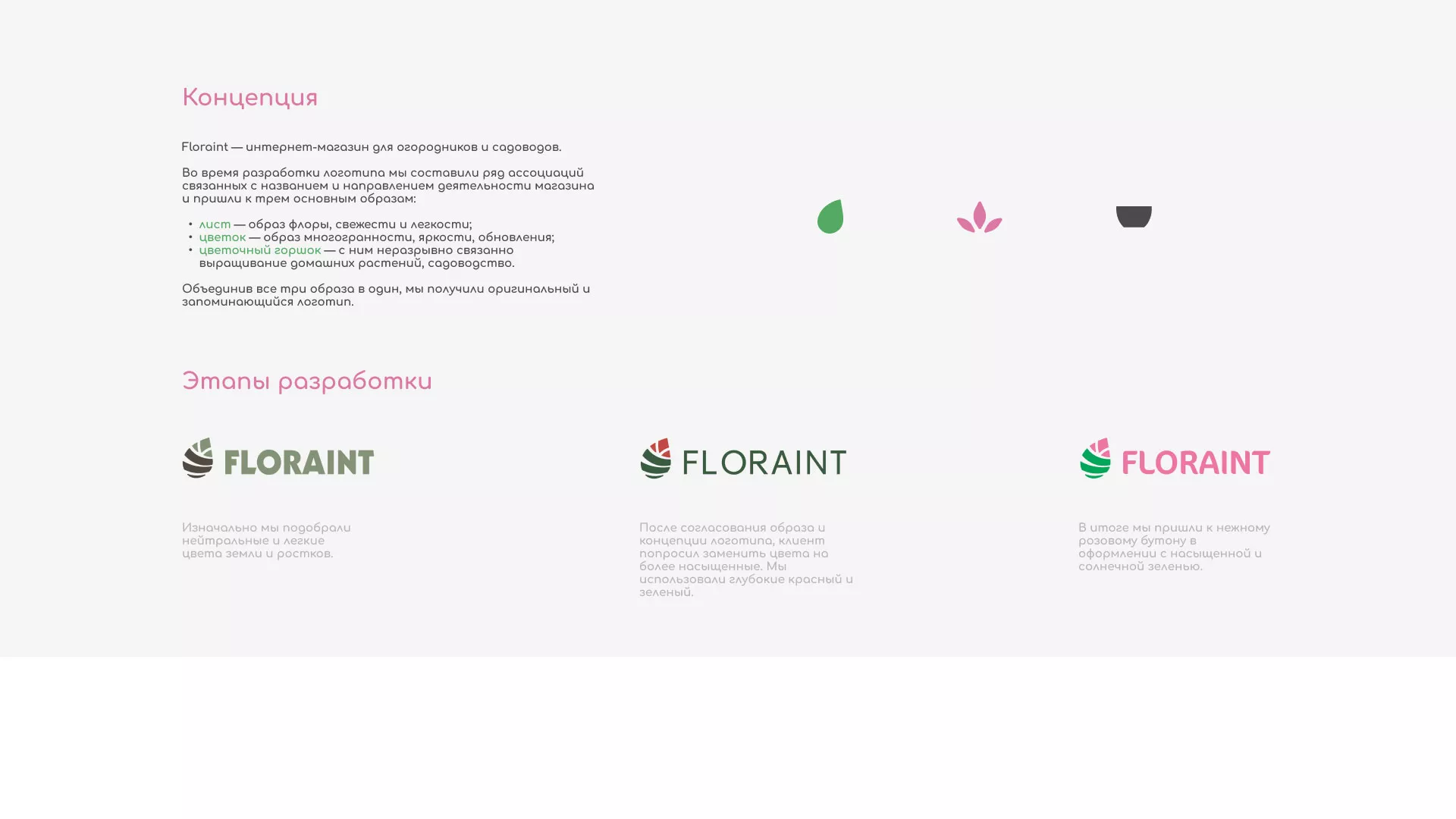 Создание логотипа и интернет-магазина «FLORAINT» в Яхроме